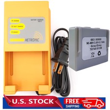 US Battery 68300900 For HETRONIC Remote Control  Hetronic UCH-2 Battery Charger