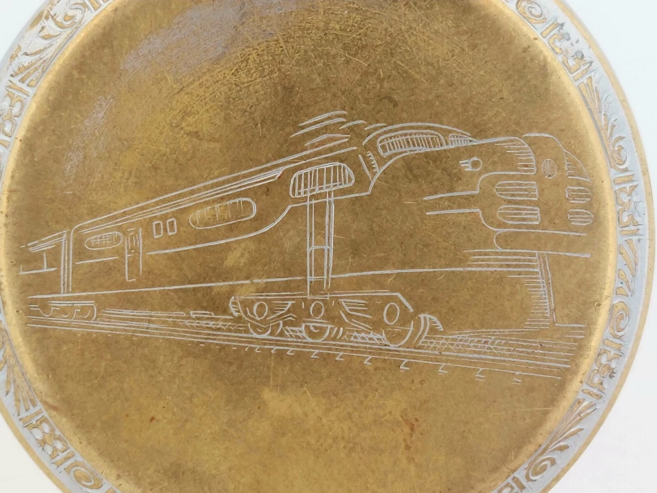 Vintage Marcel & Cie Swiss Mechanical Pocket Watch 50mm Locomotive Pattern Runs - Image 4 of 4