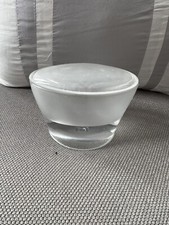 Umbra Vapor Covered Glass Bathroom Container 5.5 X 3