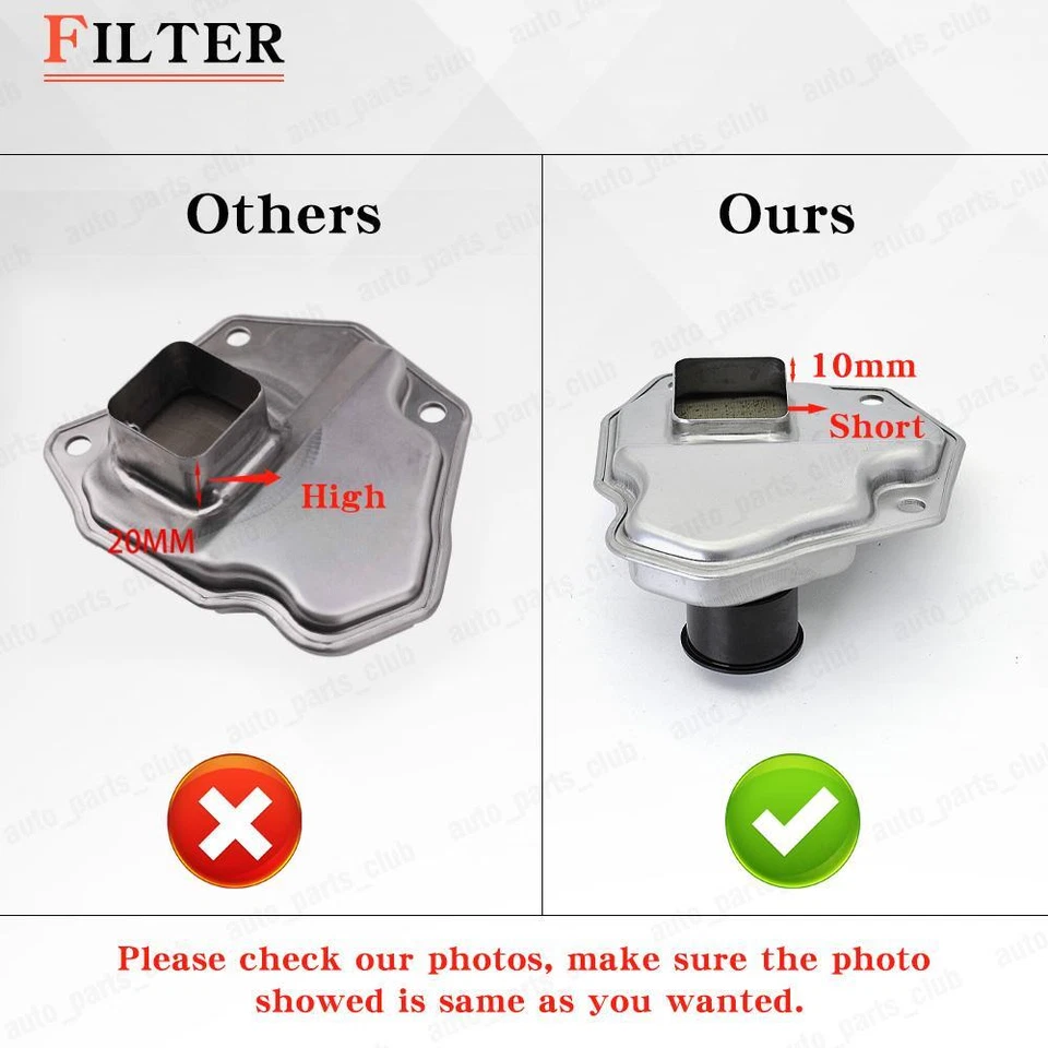 Filtro de aceite CVT transmisión automática para Jeep Compass Patriot 2.0 2.4 2007-2017 Foto 3 de 4