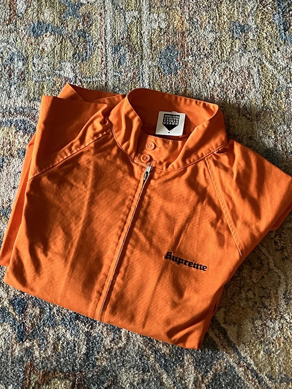 VESTE SUPREME CHIEF HARRINGTON ORANGE DS TAILLE LARGE FW17