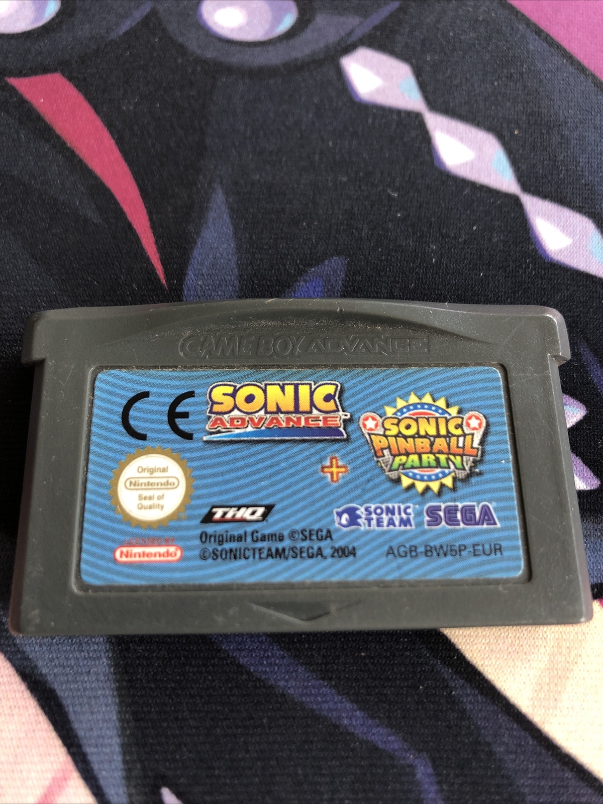 ✅Sonic Advance + Sonic Pinball Party - Nintendo Game Boy Advance - Cartouche...