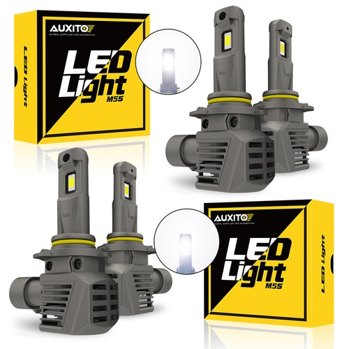 AUXITO 9005 9006 LED Headlight Bulb High Kit Low Beam Super Bright White 2/4X - Picture 10 of 22