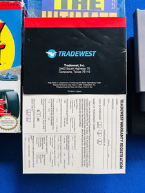 Danny Sullivan's Indy Heat NES Nintendo Box Manuale CIB Completo Inserti Promo