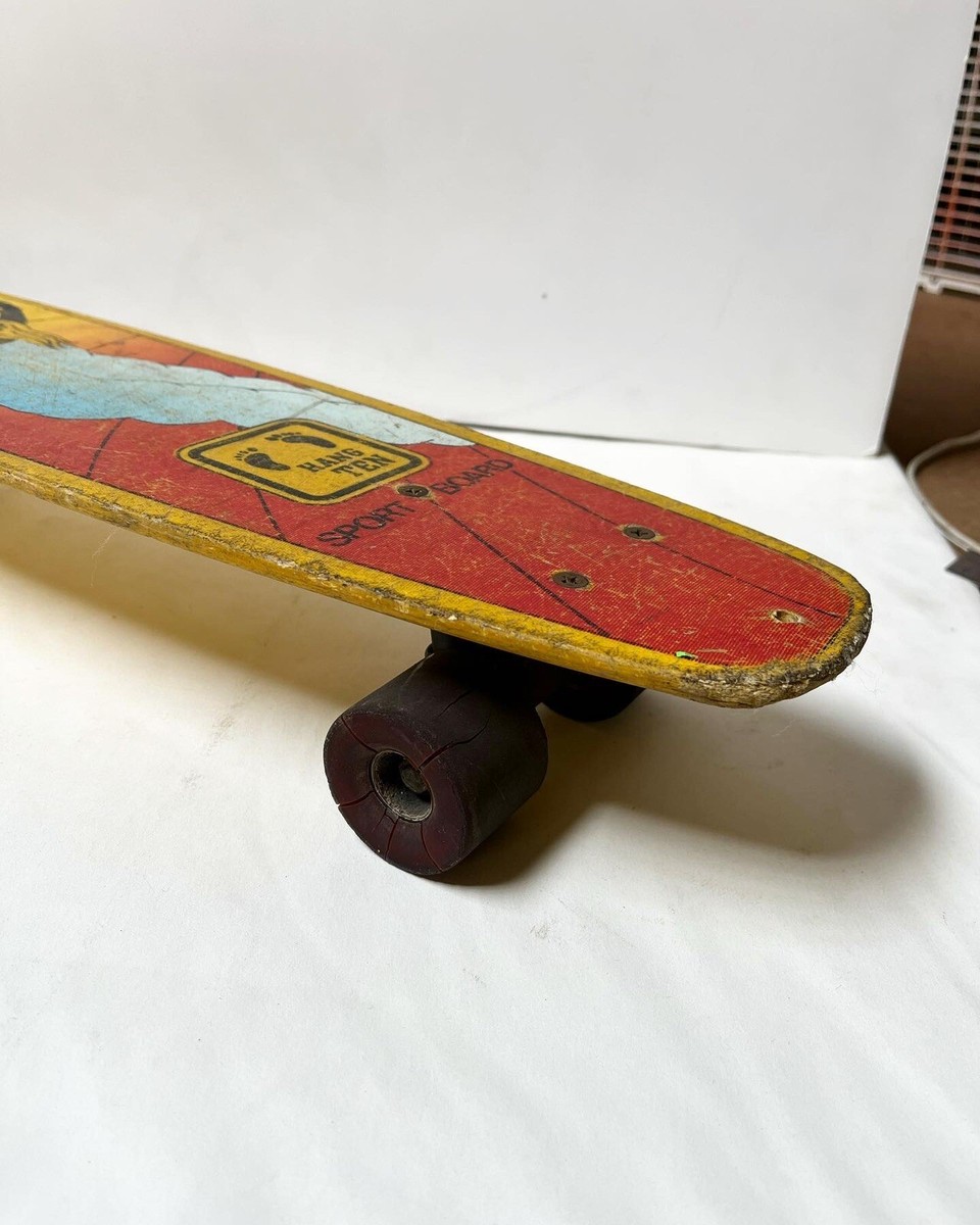 １９７０年代 HANG TEN グラスファイバー スケートボード レトロ 70's vintage Hang Ten Fiberglass Skateboard