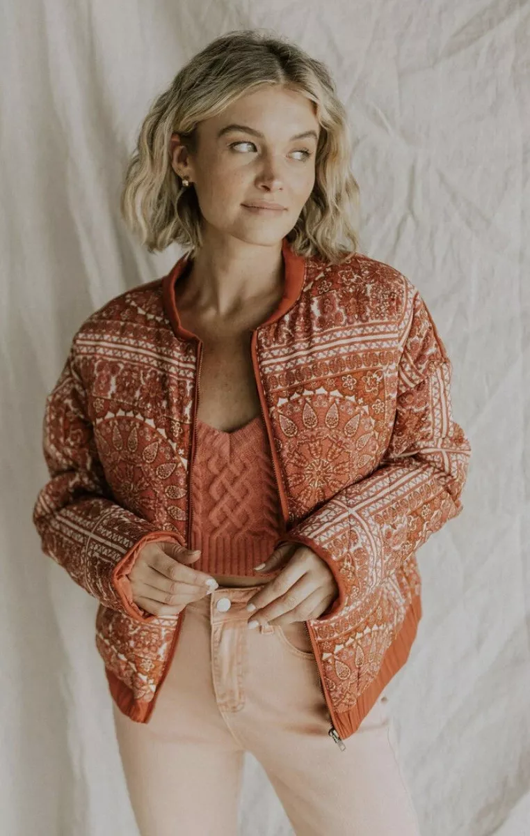 Boho bomber jacket cheap