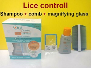 Shampoo Comb Kill Head Lice Eradication Eggs Scabies Dust