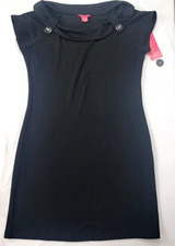 Sunny Leigh Women's Little Black Dress NEW Size 14 La Vie En Rose Short Sleeve