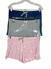 Jane and Bleecker J+B Ladies' Sleep Shorts 3-pack Size Medium Multicolor