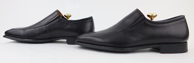 Magnanni Dominguez Apron Toe Loafers 10.5 D Black Leather  display picture 2
