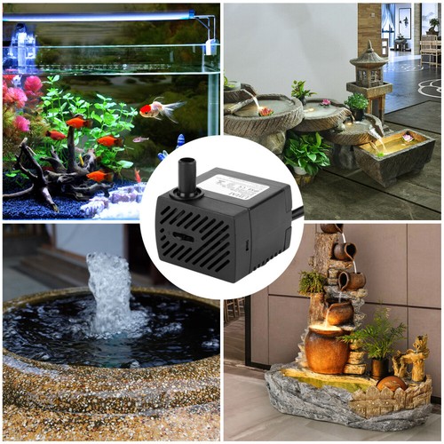 Mini Teichpumpe Springbrunnen Wasserspielpumpe Elektrisch Teiche Pump Tauchpumpe - Bild 9 von 15