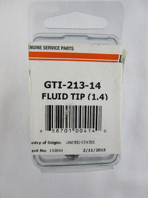 #ad Devilbiss GTI 213 14 1.4 MM Fluid Tip Air Tip Air Nozzle OEM Sealed Free Shp. $55.00