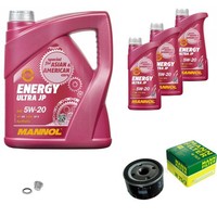 Mann Inspektionspaket 8L Mannol Energy 5W-20 FüR Renault 9 1.4 1.1 Nissan