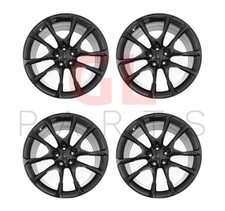 R22 Alufelgen Felgen Satz 4x Schwarz Glatz Für DODGE DURANGO JEEP GRAND CHEROKEE