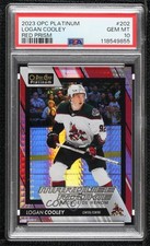 2023 O-Pee-Chee Platinum Marquee Rookies Red Prism /199 Logan Cooley PSA 10 q2c