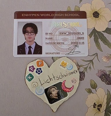 Enhypen WORLD Jake Special Card Highschool - GENUTZT nicht mehr nutzbar im Spiel