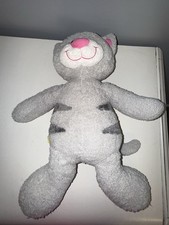 2008 Build A Bear Snazzy Kitty Gray Cat Plush Stuffed Animal Toy 17"