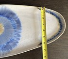 Hand Painted - Anthropologie - Radial Blue Glazed Tie Dye Platter Spring Easter — photo 6