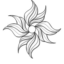 8-1/2"x8-1/2" Exquisite Clear Glass Starburst Bevel Cluster EC193