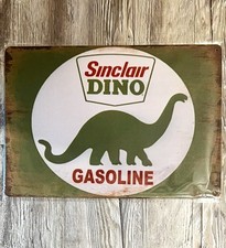 Sinclair Dino Gasoline 8 X 12 Novelty Metal Sign Shrink-wrapped New