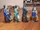 Asian Ceramic Musician Figurines 4 Piece Set Vintage Excellent  — photo 5