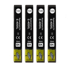 4 Noire XL Cartouches d'encre remplacer Epson 405XLBk non-OEM / Compatible
