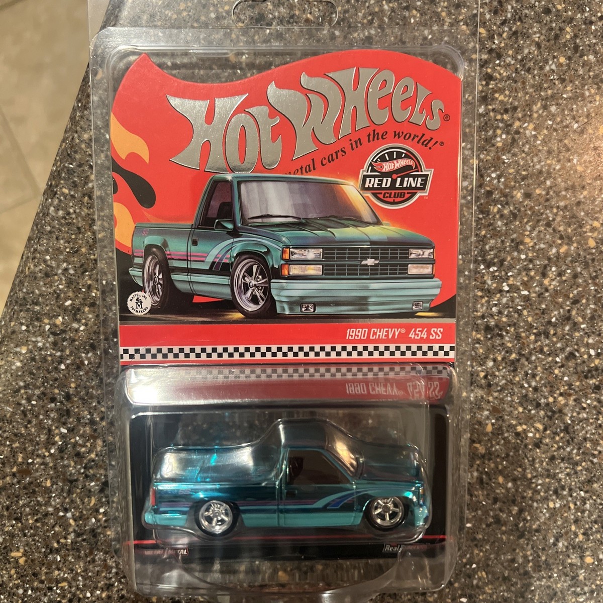 Hot Wheels RLC Exclusive Teal Blue Chevy 454 SS Pickup Truck - New