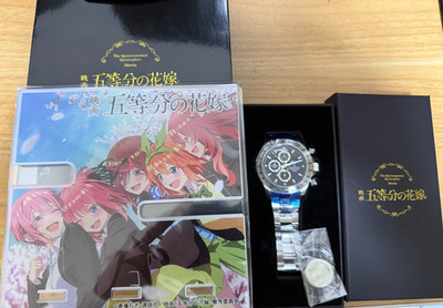 movie Quintessential The Nakano Miku Watch the Chronograph Quintuplets boxed