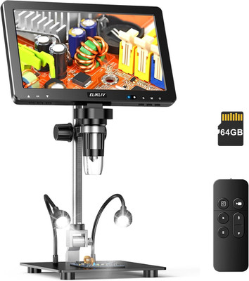 EDM9 Max Digital Microscope: 20MP 10.1'' 1500X HD IPS HDMI Coin Microscope Magnif
