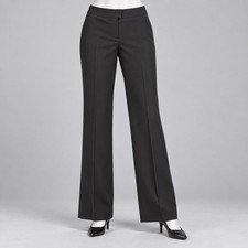 Escada Womens Black Wide Leg Dress Pants Trousers Tagged 42