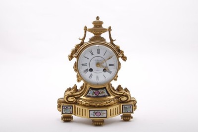 Napoleon III M.Passerat Paris Clock with Sèvres Porcelain & Swiss Imhof Movement