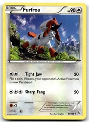 Furfrou 87/106 XY Flashfire Uncommon Pokemon Card