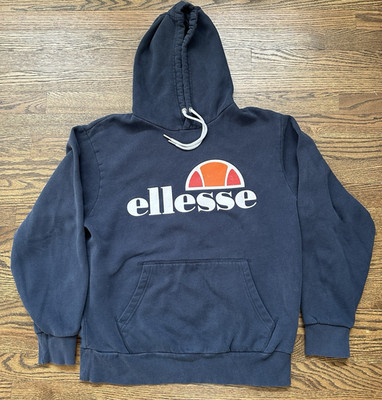 Ellesse Men's Size Lareg SL Gottero OH Hoodie Black #SHC07407