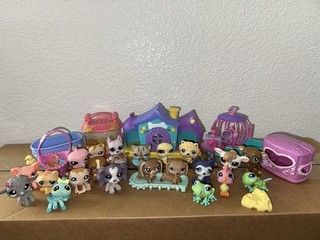 Hasbro Littlest Pet Shop LPS Mix lotto di 33