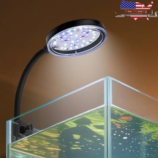 LED Aquarium Clip Light 360 Flexible Gooseneck Adjustable Brightness USB Lamp