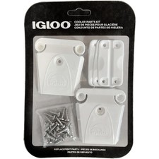 Cooler Plastic Parts Kit - Made in The USA - 2 Latches, 3 Hinges, Latch Post ...