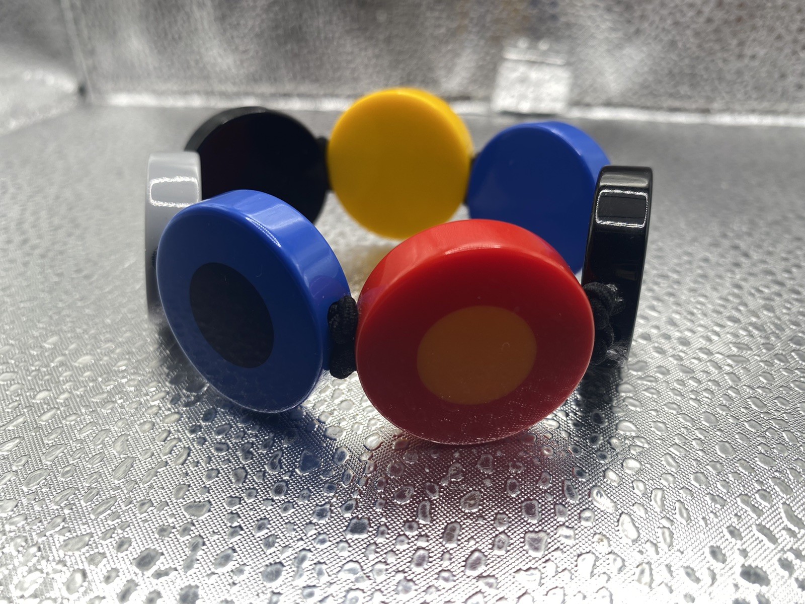 Getty Museum French Dot Pattern Multicolored Brac… - image 4