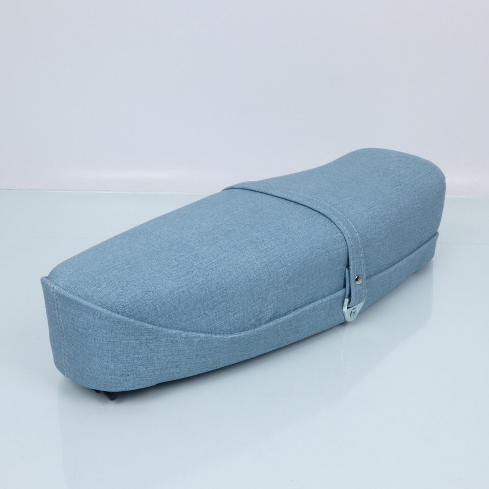 Selle biplace Vespa ET3 anti-vol RMS en tissu bleu jeans résistant à l'eau