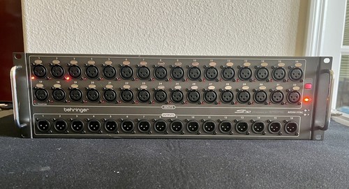 Behringer S32 32 x 16 Digital Stage Box - Two Defective Inputs