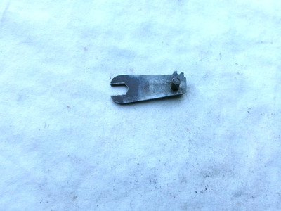 STANLEY NO. 15 PLANE PART - CUTTER ADJUSTMENT LEVER WITH PIN - TRADEMARK CA-3