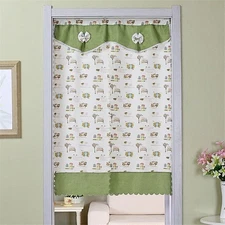 Green Noren Curtain 90x120cm Privacy Partition Doorway Divider  Duty Paid or Rei