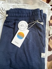 Vuori Halo Essential Wideleg Pants Size S Regular length in Blue Coast Heather