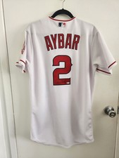 ERICK AYBAR AUTOGRAPHED JERSEY (LOS ANGELES ANGELS) - MLB AUTHENTIC SIZE 40