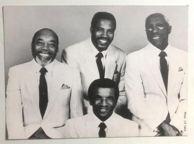 J.P LELOIR - WRIGHT BROTHERS GOSPEL SINGERS - 2 ORIGINAL FOTOS - SELTEN - UM 1950