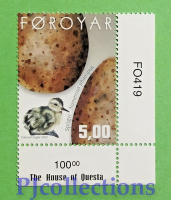 5736- FAROE ISLANDS 2002 EIER UND KÜKEN Fr. 5 postfrisch