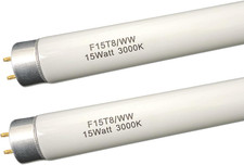18 Inch F15T8/WW Fluorescent Light Bulb 15Watt F15T8-KB Warm White Replacement T