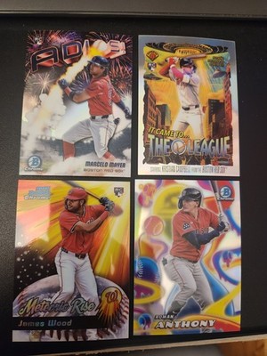 2025 Bowman Chrome Inserts Meteoric Rise, Max Vol, Melt Mashers, Adios You Pick