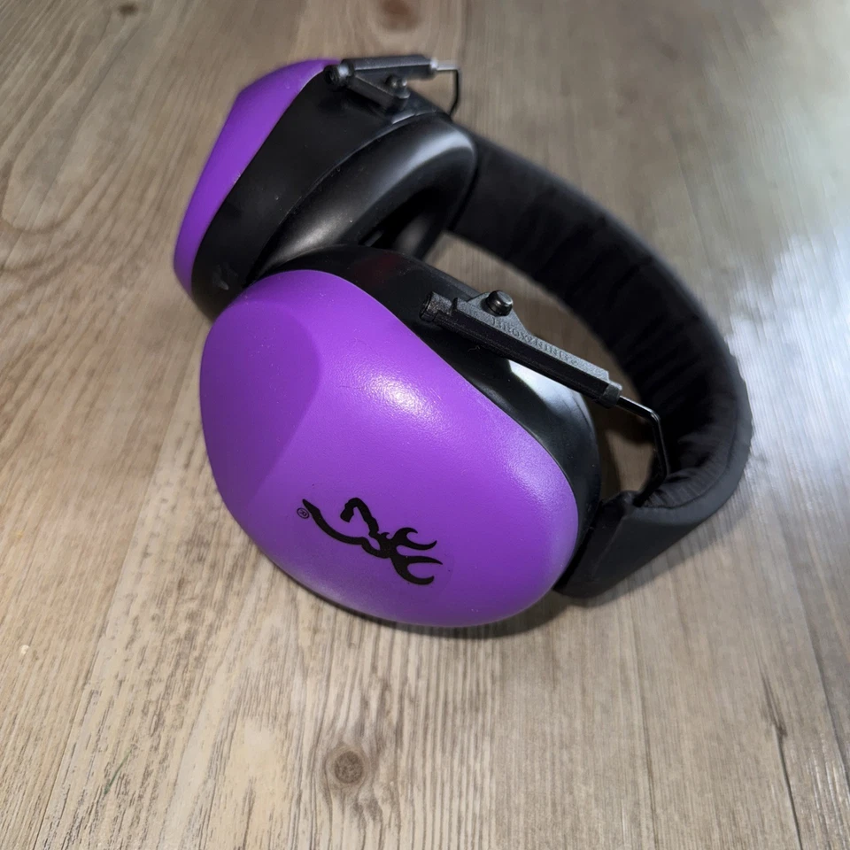 Browning Buckmark II Protectores Auditivos Orejeras Púrpura Mujer’s Protección Ruido Foto 2 de 4