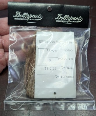 Vintage NOS 1985 Dollspari Doll Wig, Size 6 Honey Blonde, Item #02011