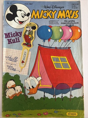 Micky Maus 1987 Heft 21 Walt Disney 14 05 1987